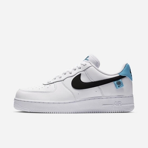 Sneakers Nike Air Force 1 '07 WW Blanche 8169-403 White/Blue Fury/Black Homme | PVT-55135114